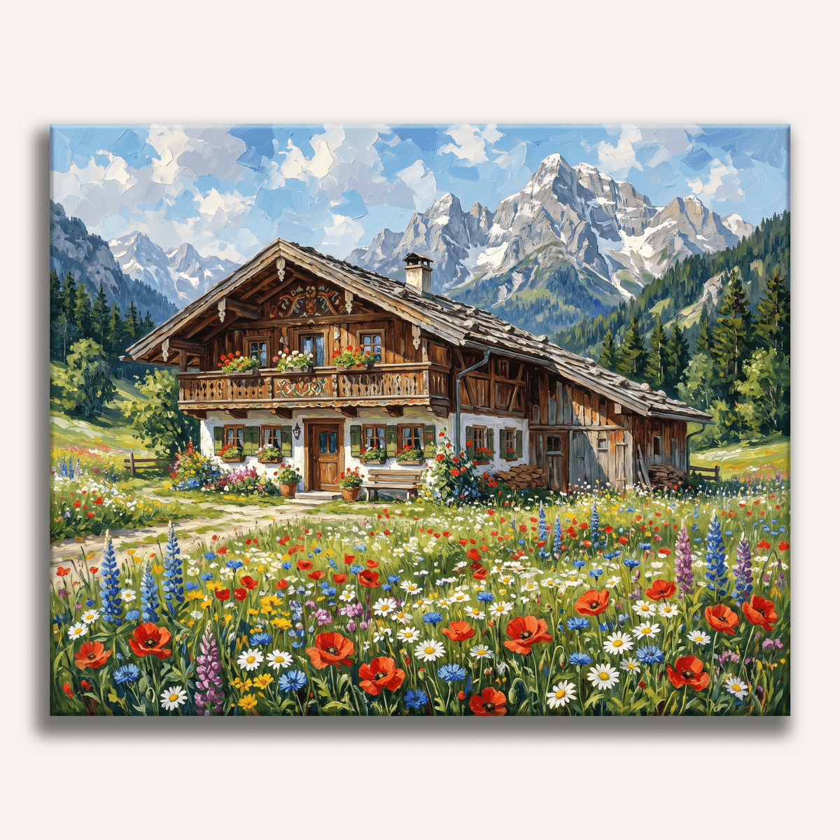 Meadow Homestead - Number Artist Paint by Numbers Kits