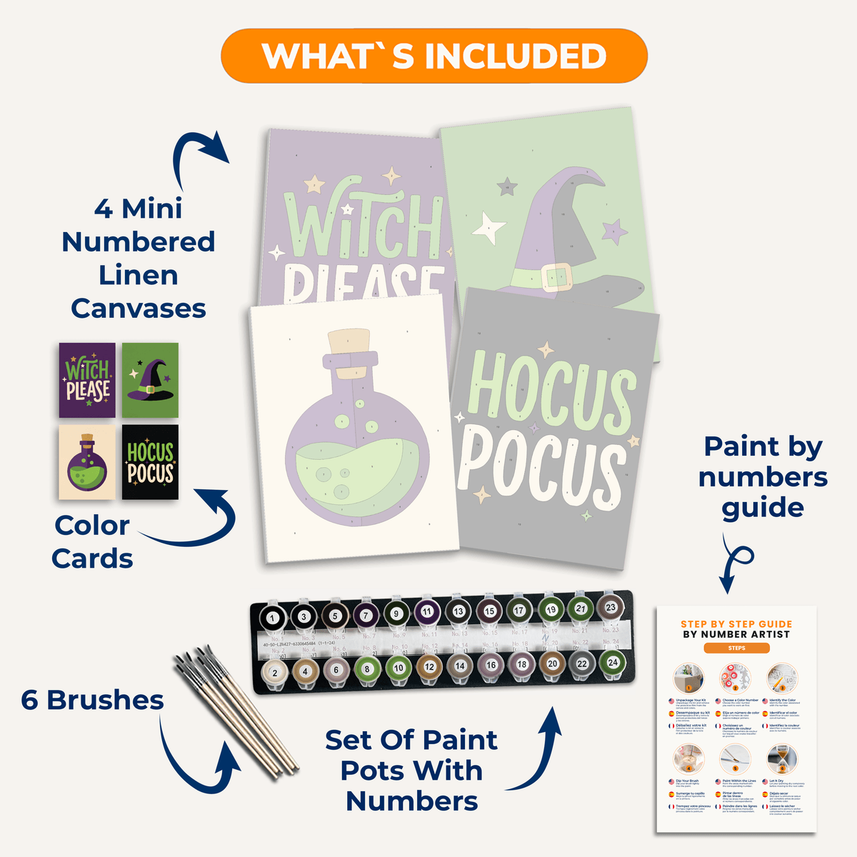Witch Please - Number Artist Paint by Numbers Kits