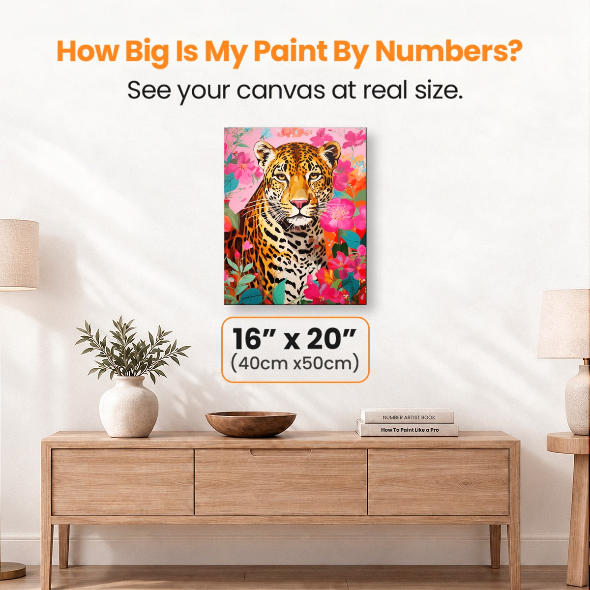 Leopard's Garden - Number Artist Paint by Numbers Kits