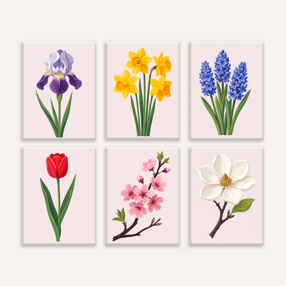 Spring Petals - Number Artist Paint by Numbers Kits