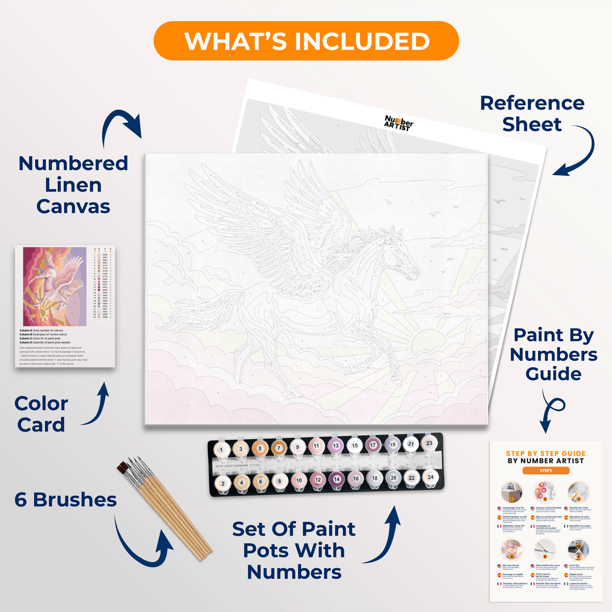 Pegasus Morning Flight - Number Artist Paint by Numbers Kits