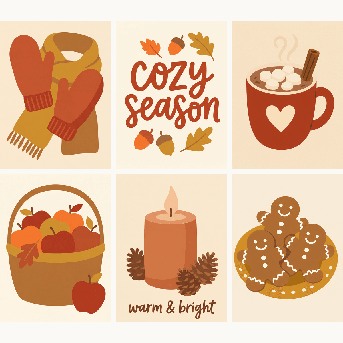 Warmth of the Season - Number Artist Paint by Numbers Kits