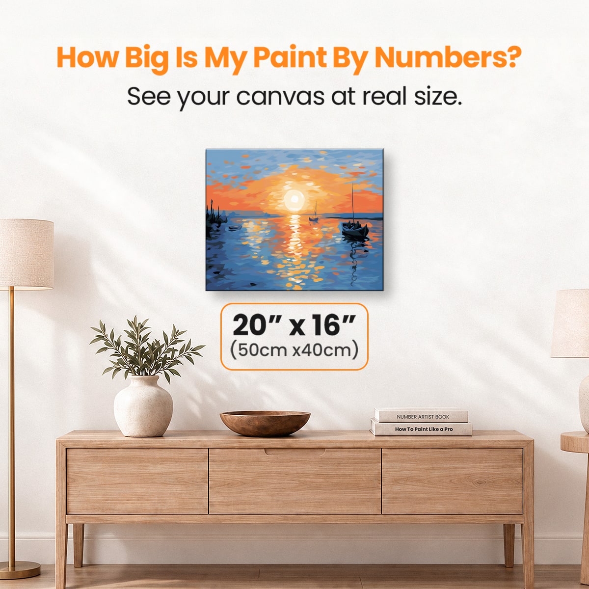 Impression Sunrise - Number Artist Paint by Numbers Kits