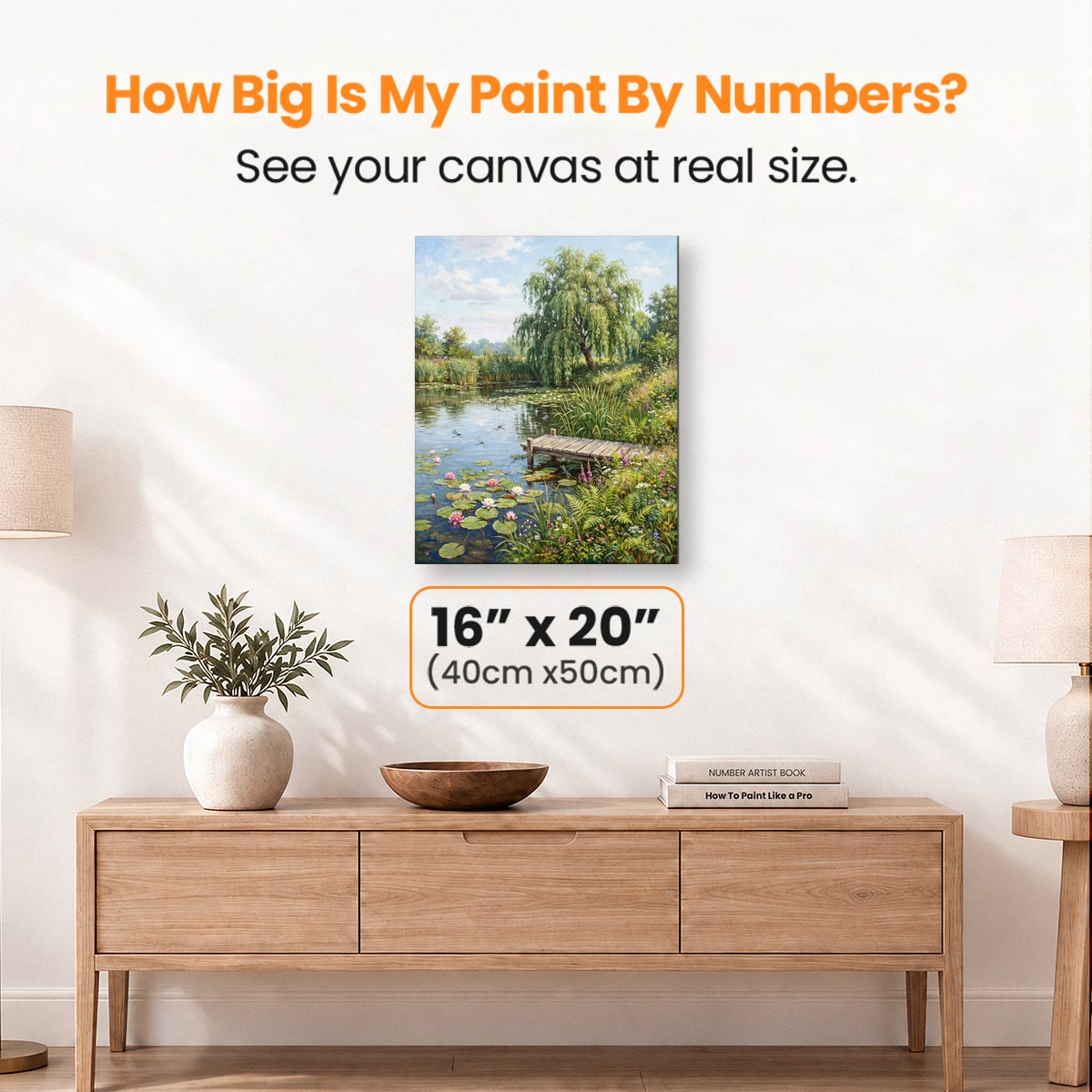 Willow Reflection - Number Artist Paint by Numbers Kits