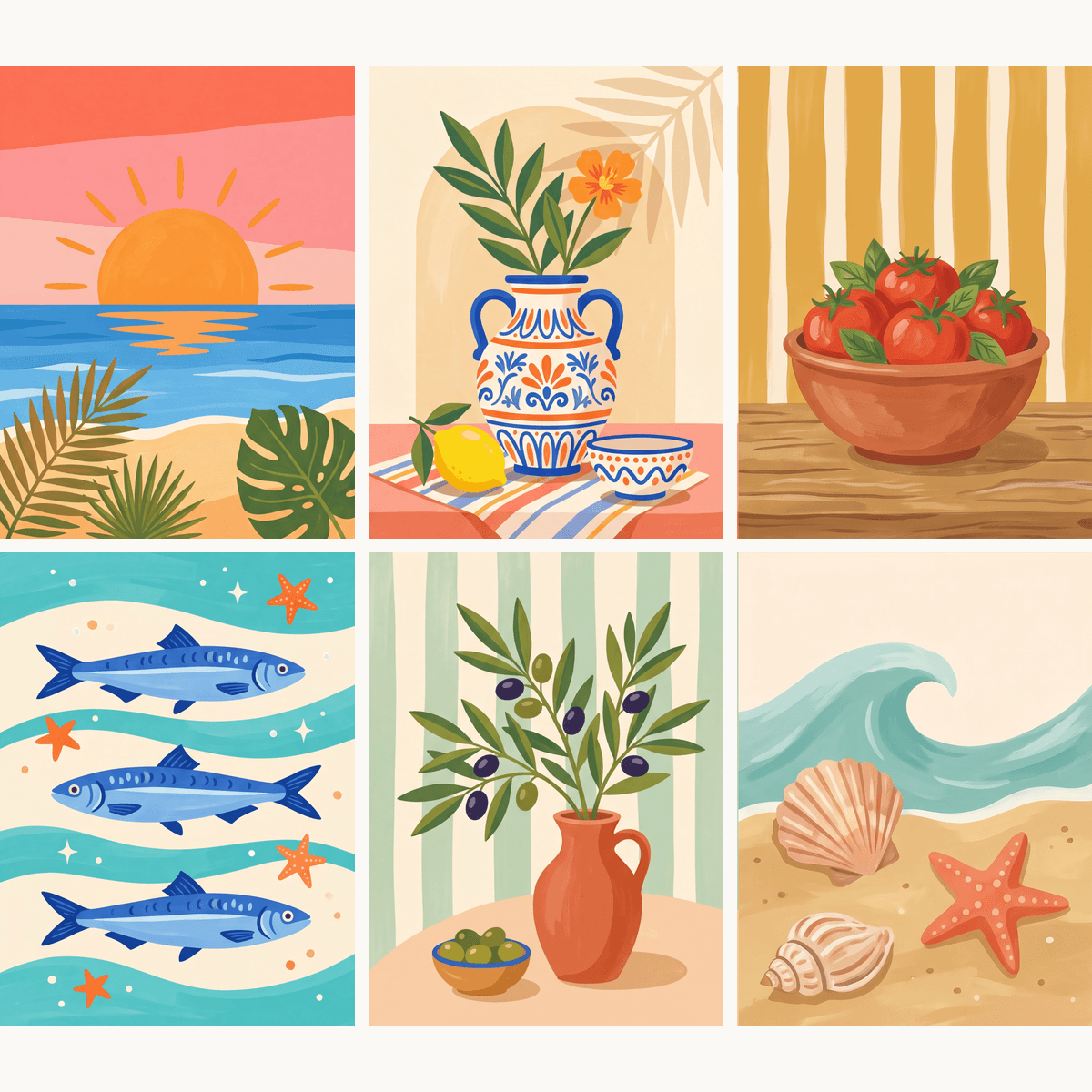 Mediterranean Still Life - Number Artist Paint by Numbers Kits