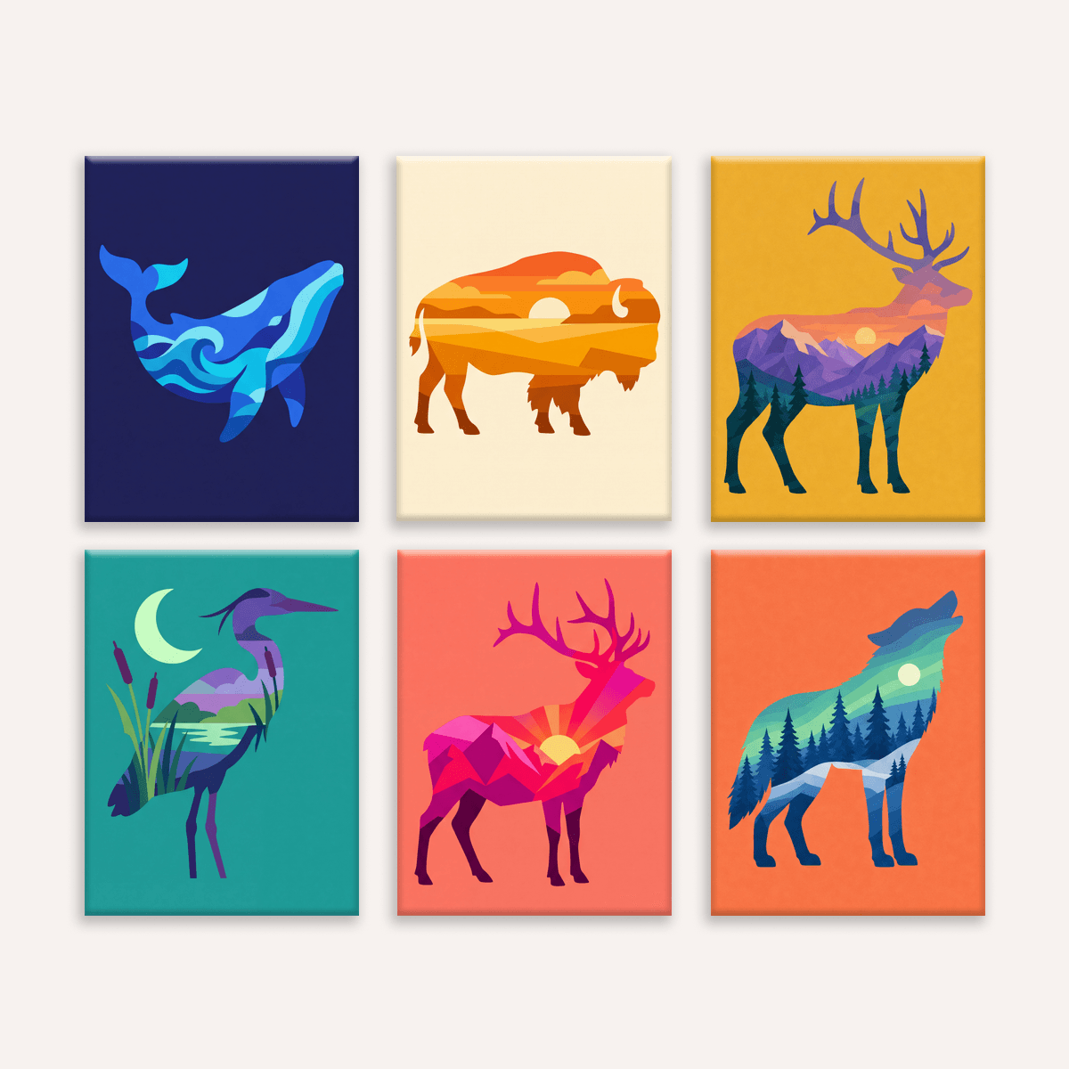 Wild Abstraction - Number Artist Paint by Numbers Kits