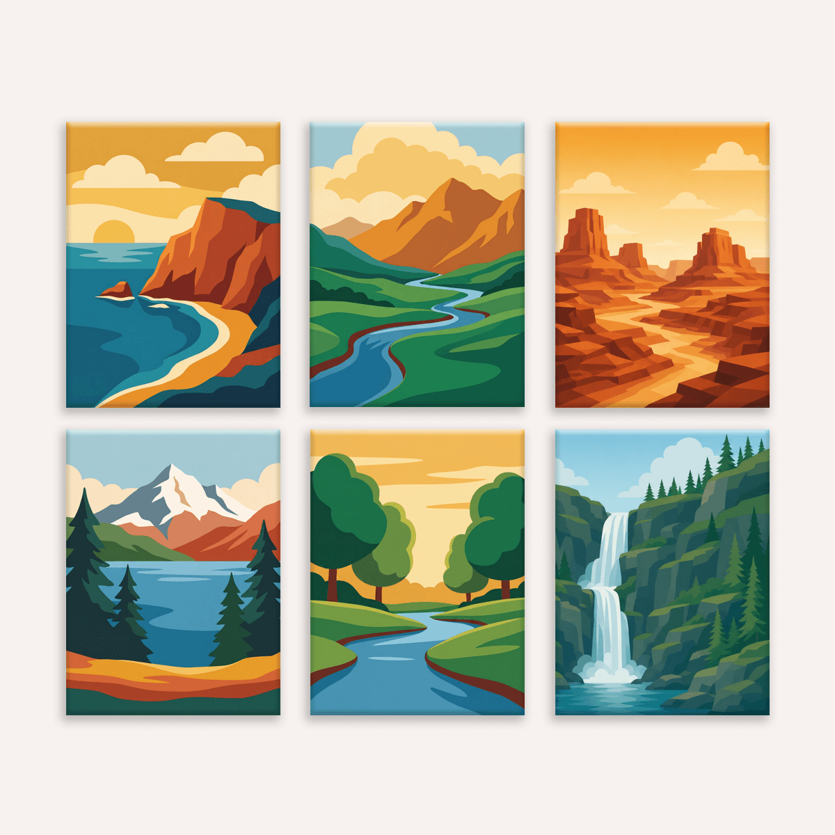 Wild Terrain - Number Artist Paint by Numbers Kits