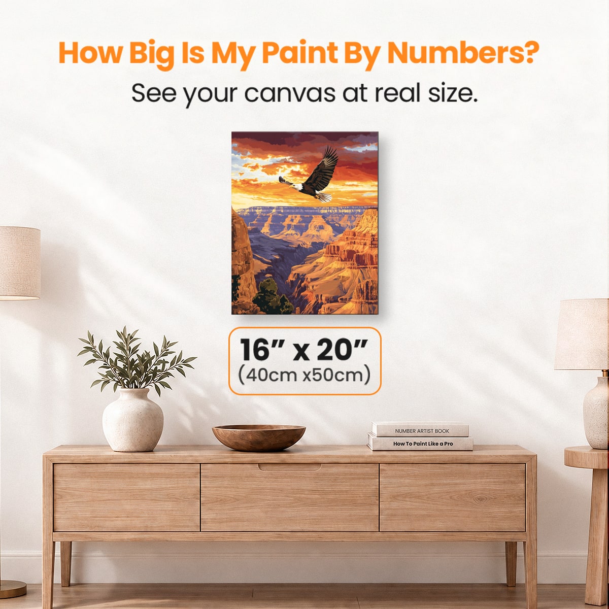 Freedom Canyon - Number Artist Paint by Numbers Kits