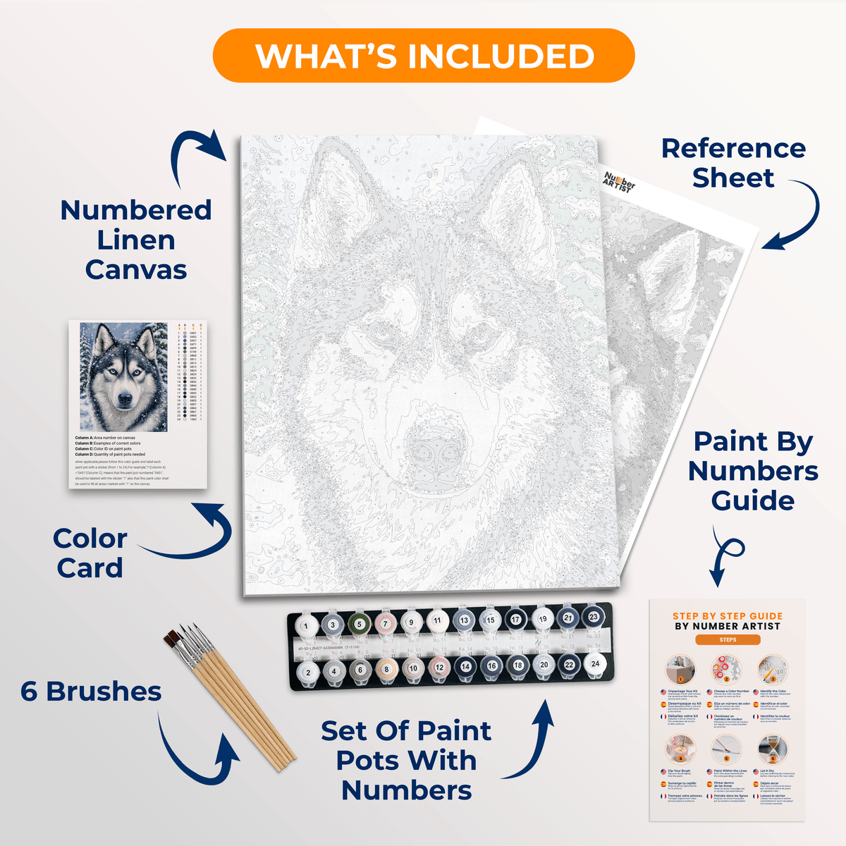 Silent Guardian - Number Artist Paint by Numbers Kits