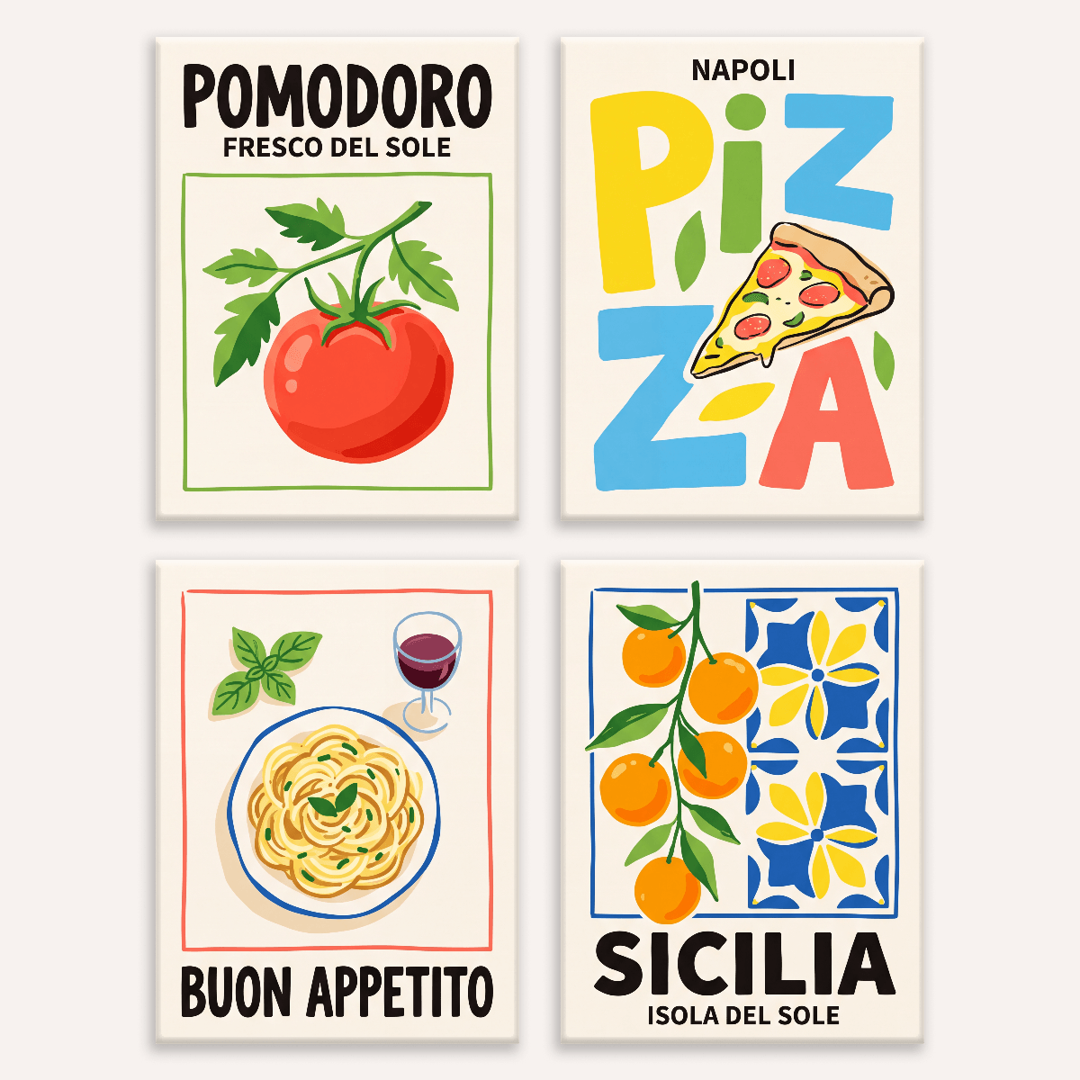 Flavors of Naples - Number Artist Paint by Numbers Kits