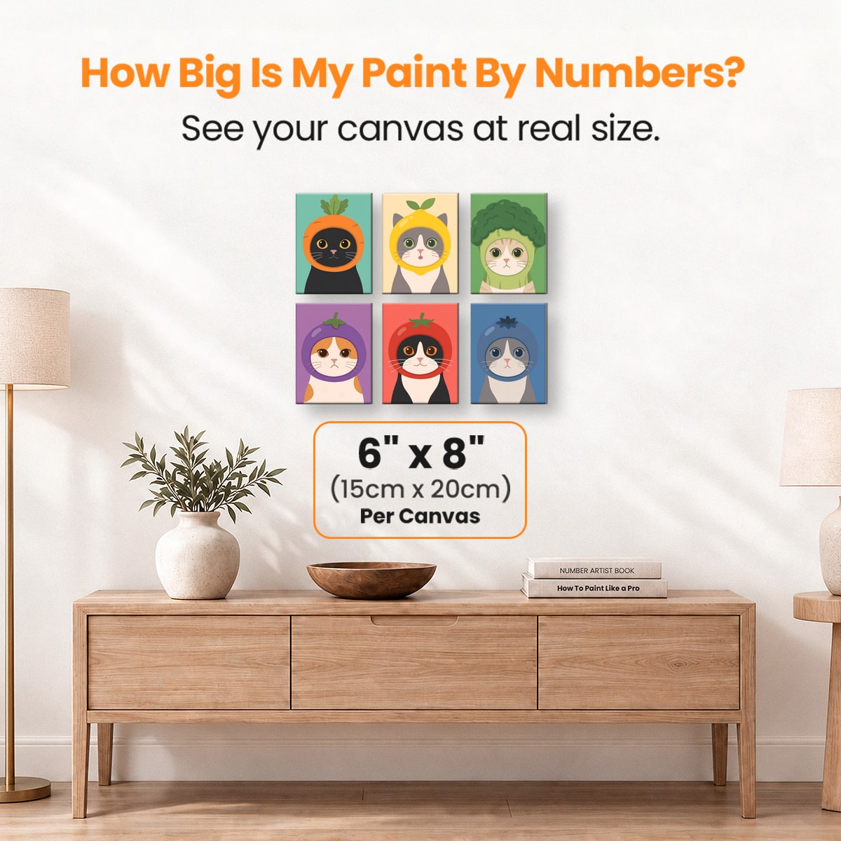 Garden Heads - Number Artist Paint by Numbers Kits