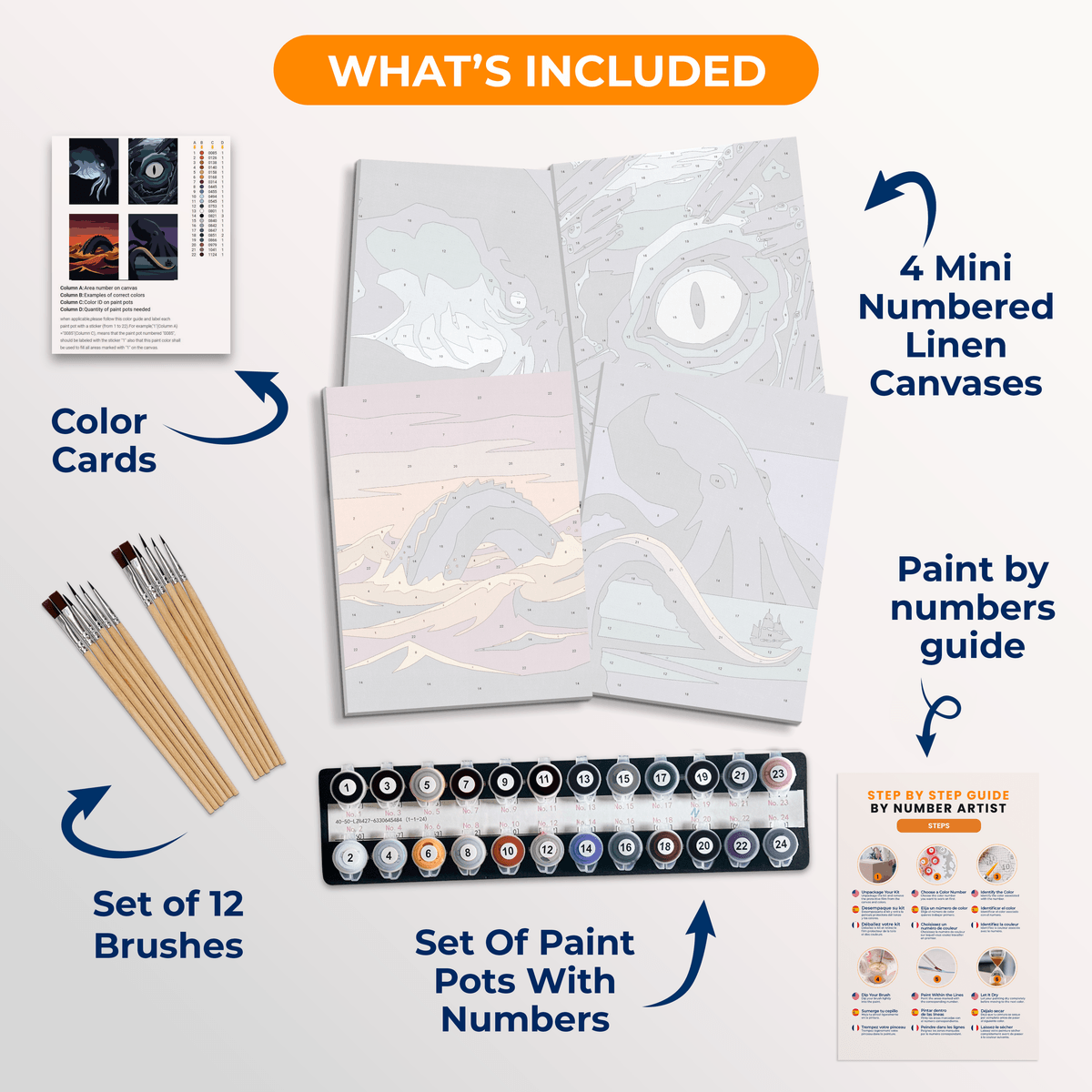 Deep Terror - Number Artist Paint by Numbers Kits