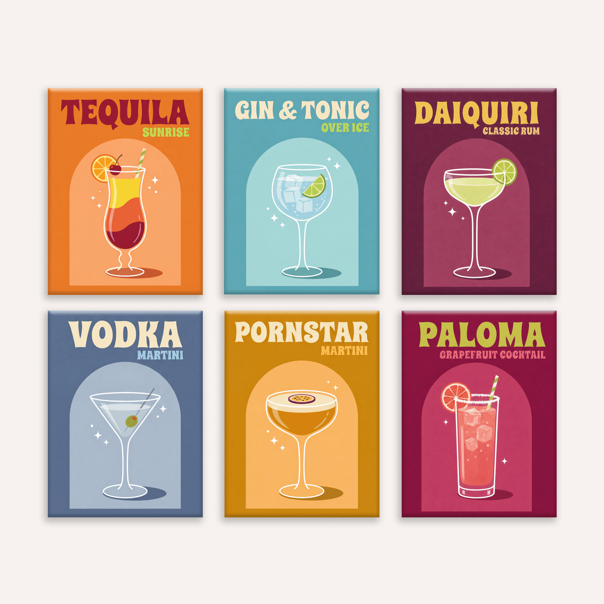 Cocktail Club Vol. 3 - Number Artist Paint by Numbers Kits