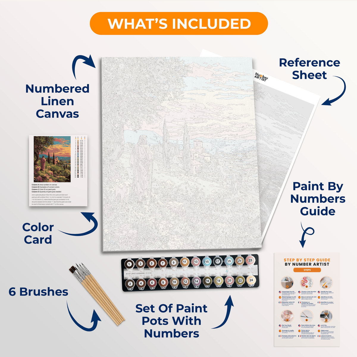 Pastor Fields - Number Artist Paint by Numbers Kits