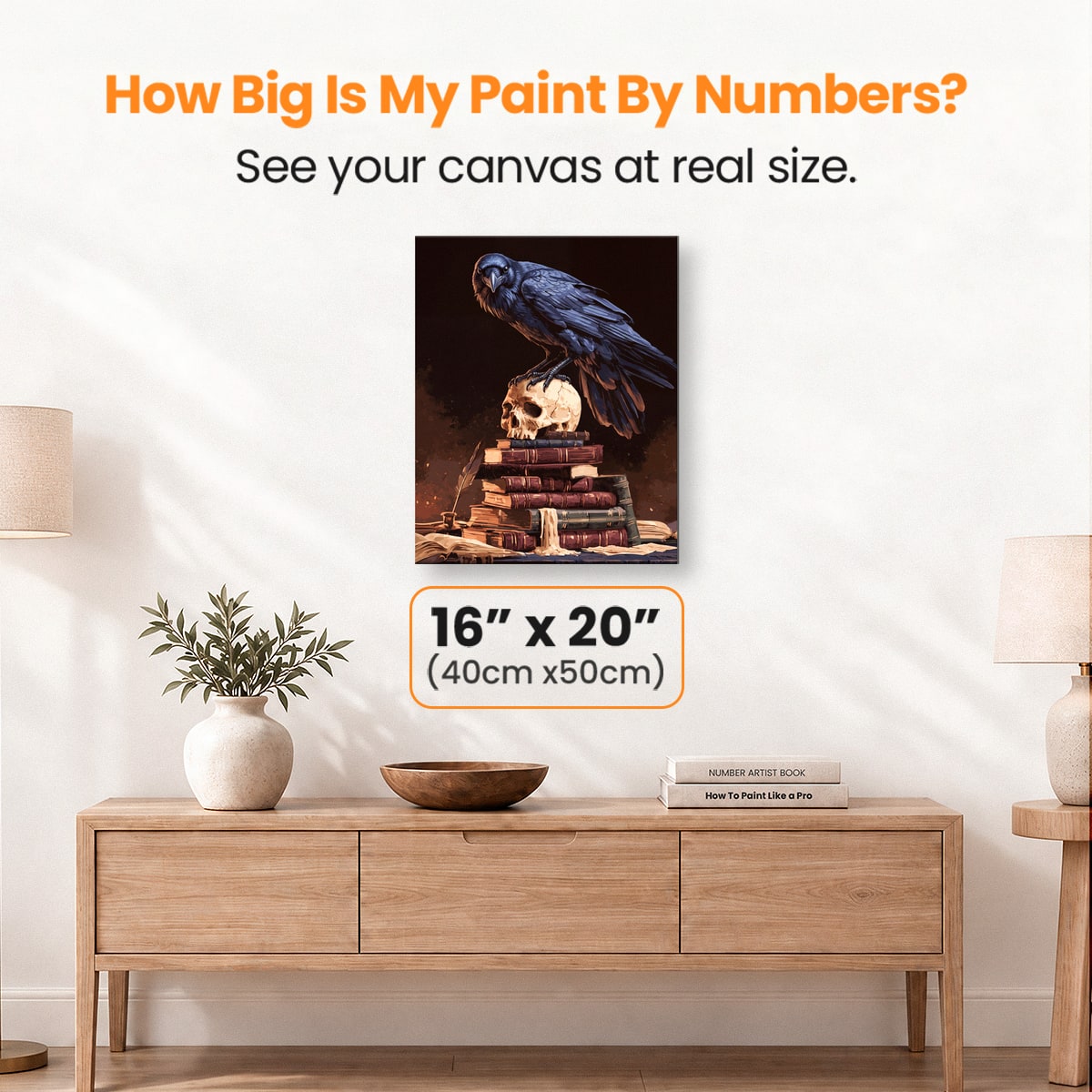 Menacing Raven - Number Artist Paint by Numbers Kits
