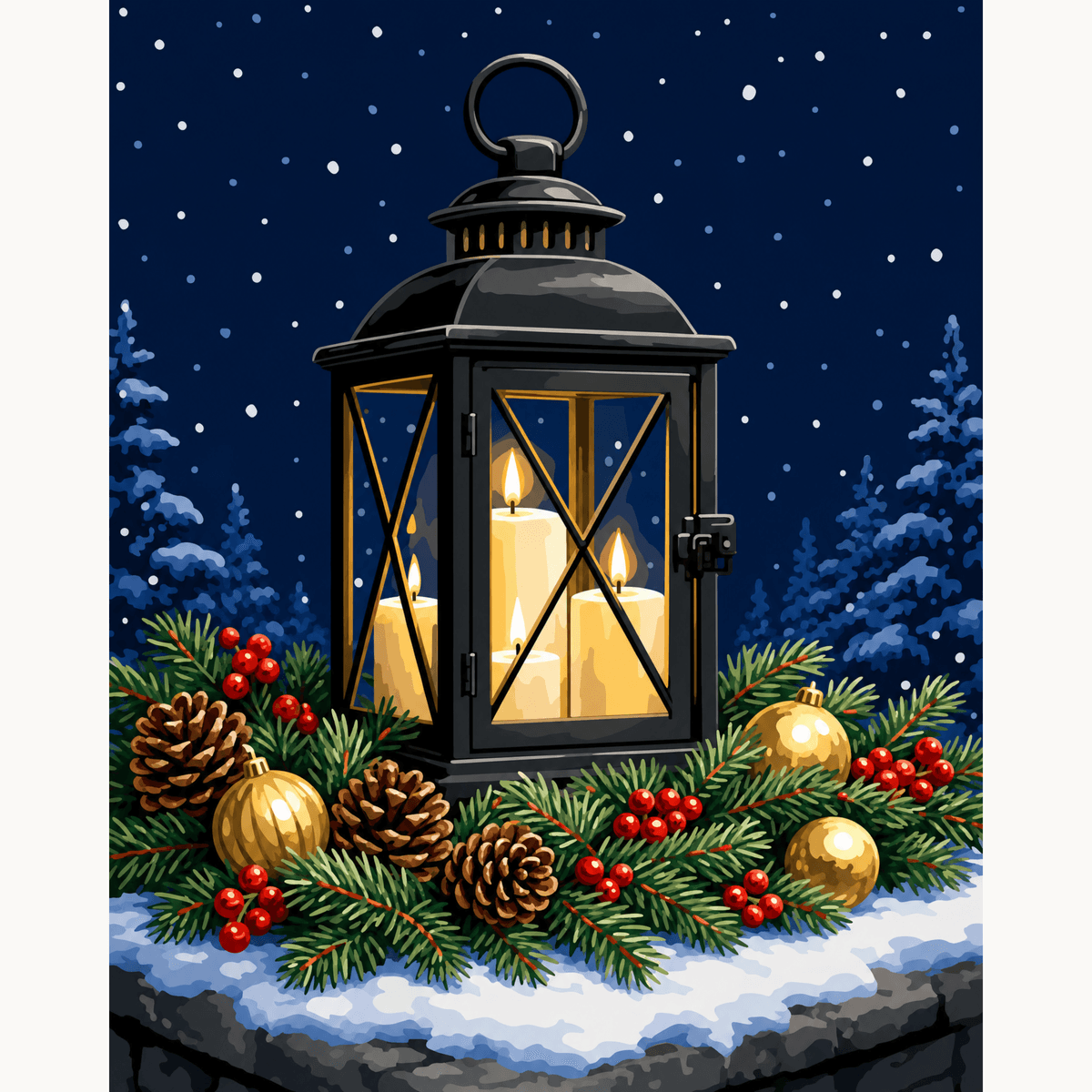 Silent Glow - Number Artist Paint by Numbers Kits