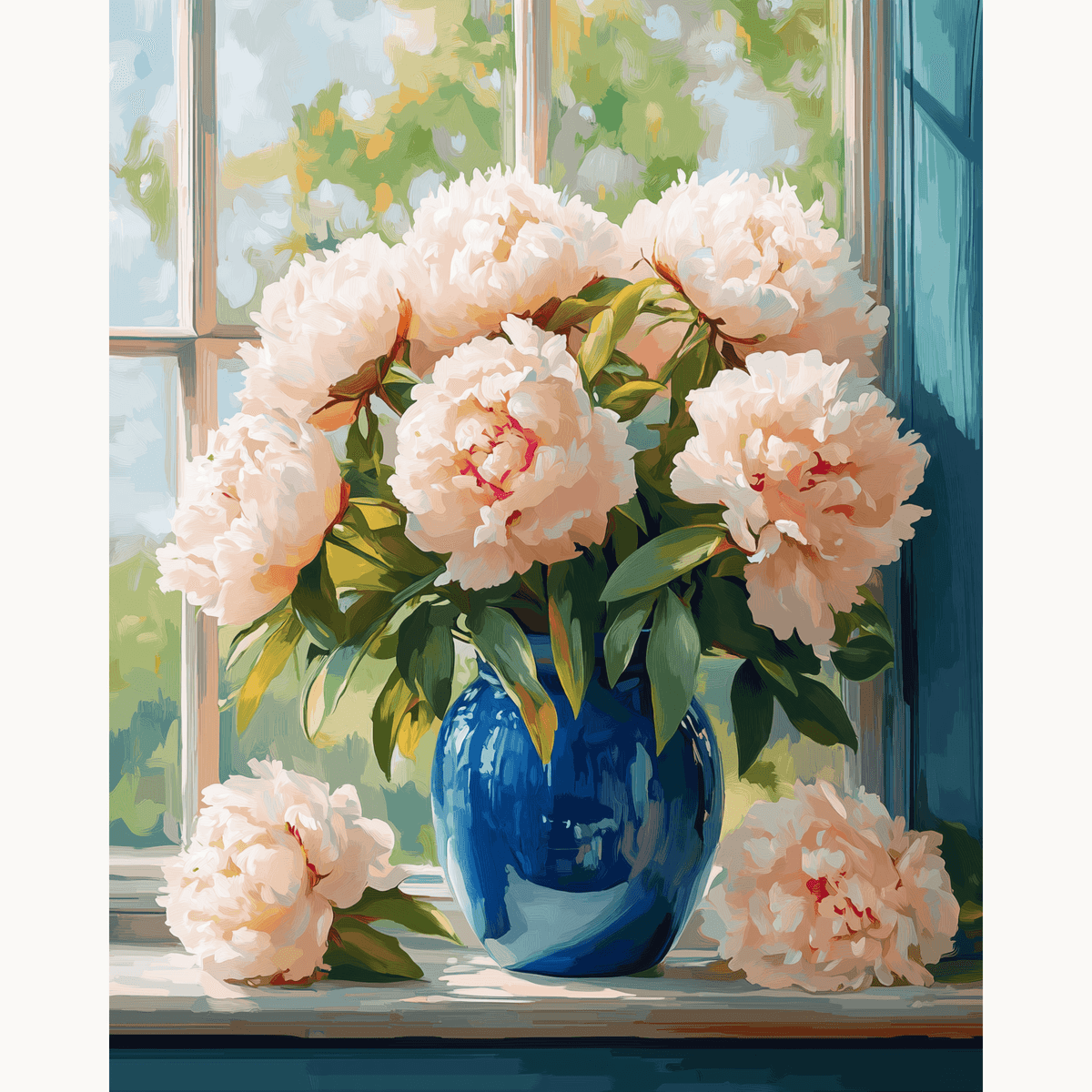 Cobalt Blue Vase - Number Artist Paint by Numbers Kits