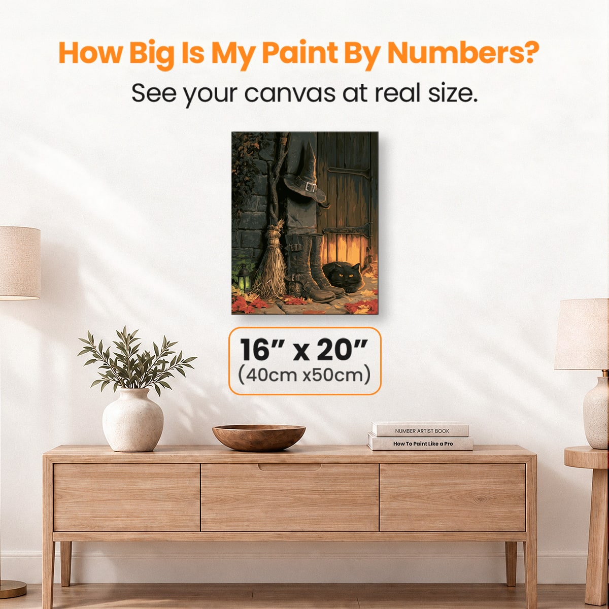 Witch Accessories - Number Artist Paint by Numbers Kits