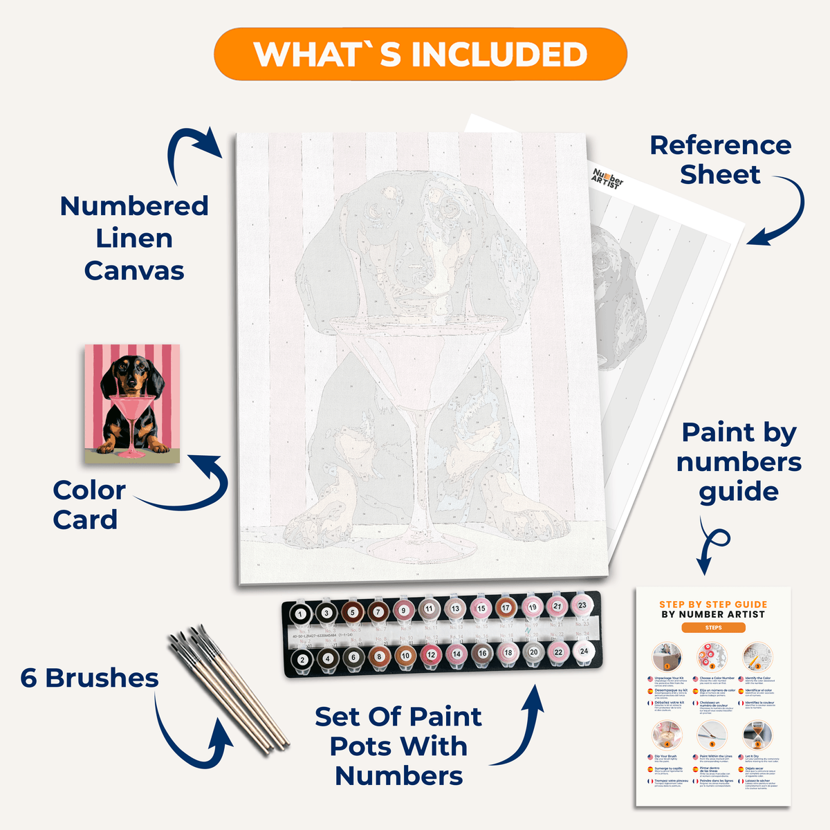 Cocktail Lover - Number Artist Paint by Numbers Kits