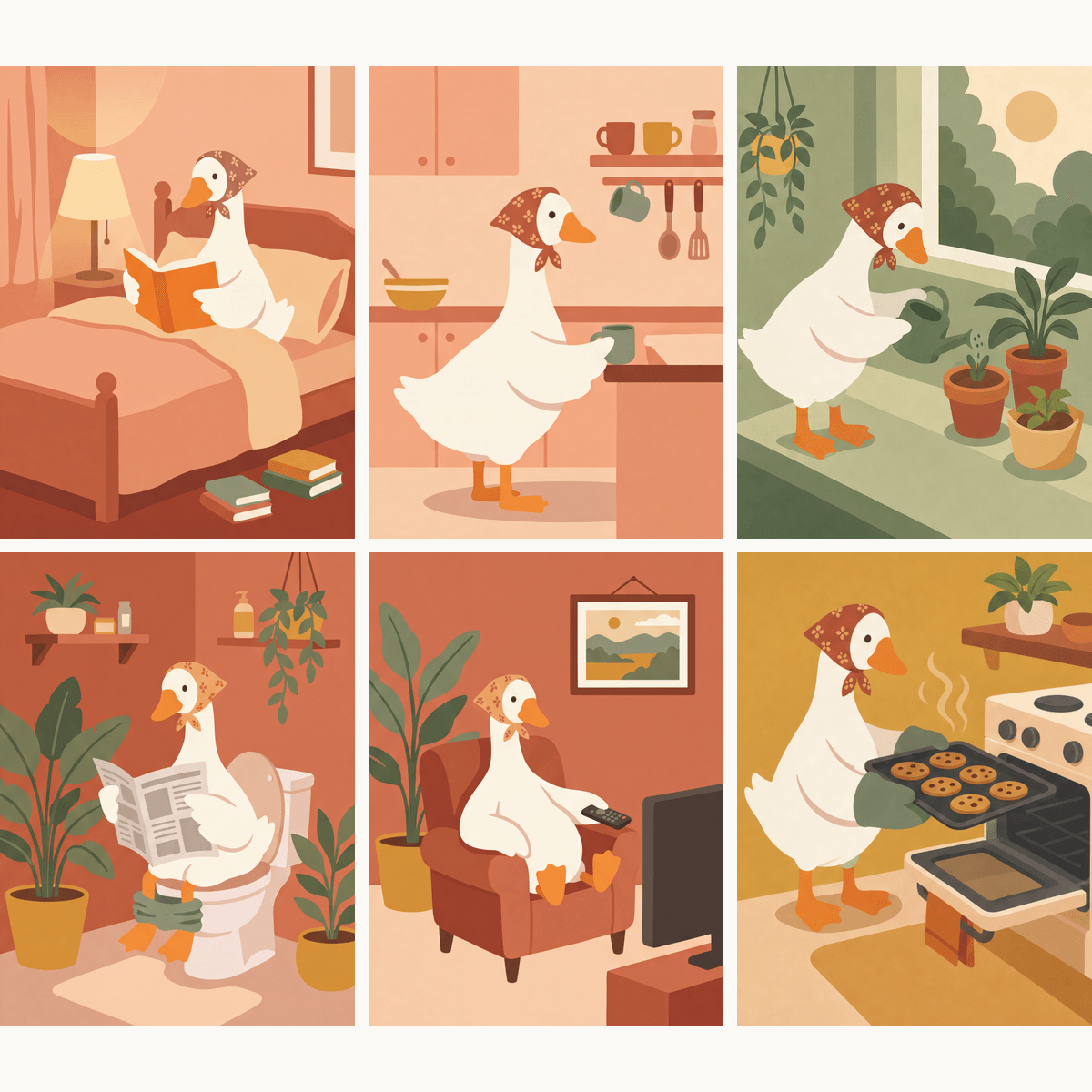 Goose Routine - Number Artist Paint by Numbers Kits
