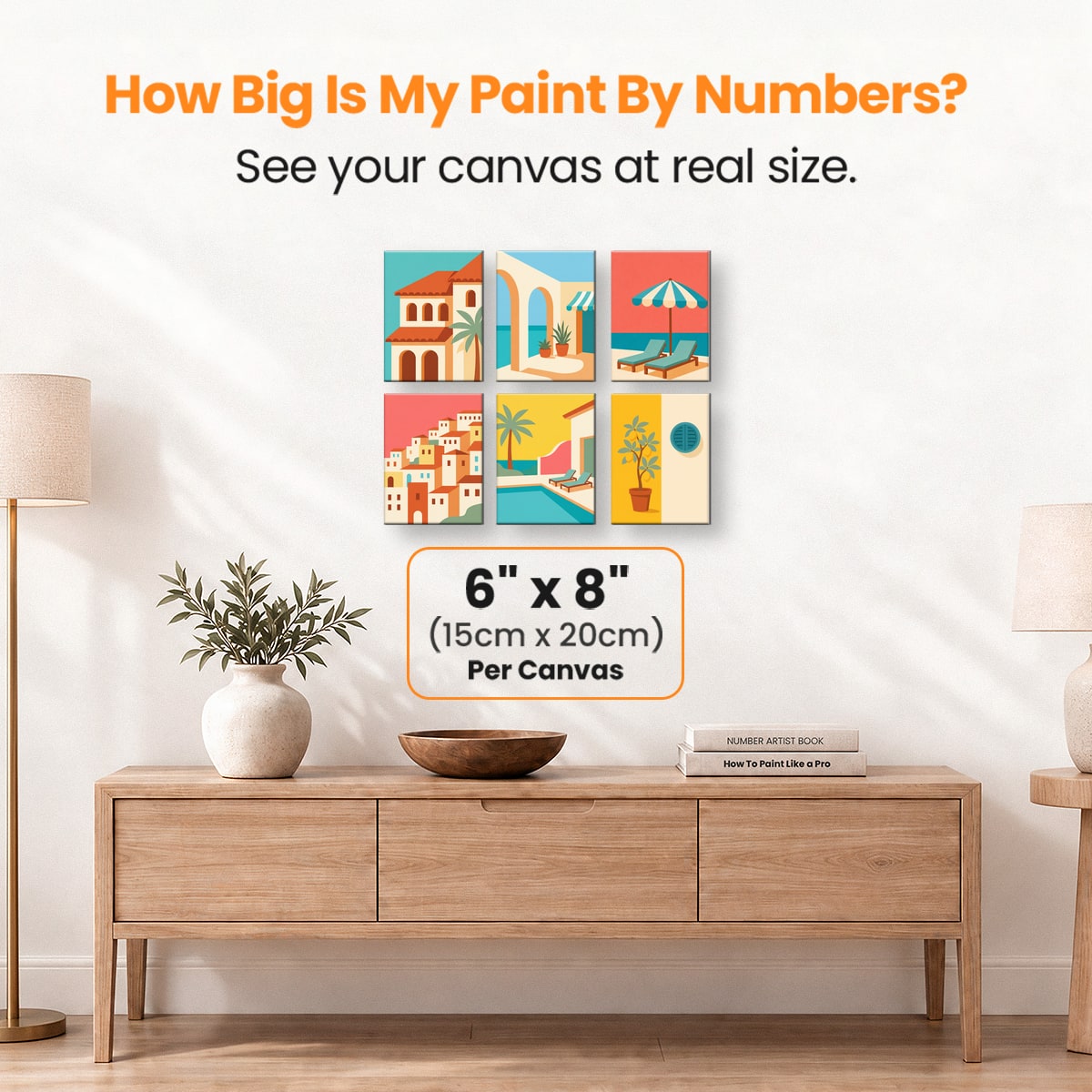 Riviera Days - Number Artist Paint by Numbers Kits