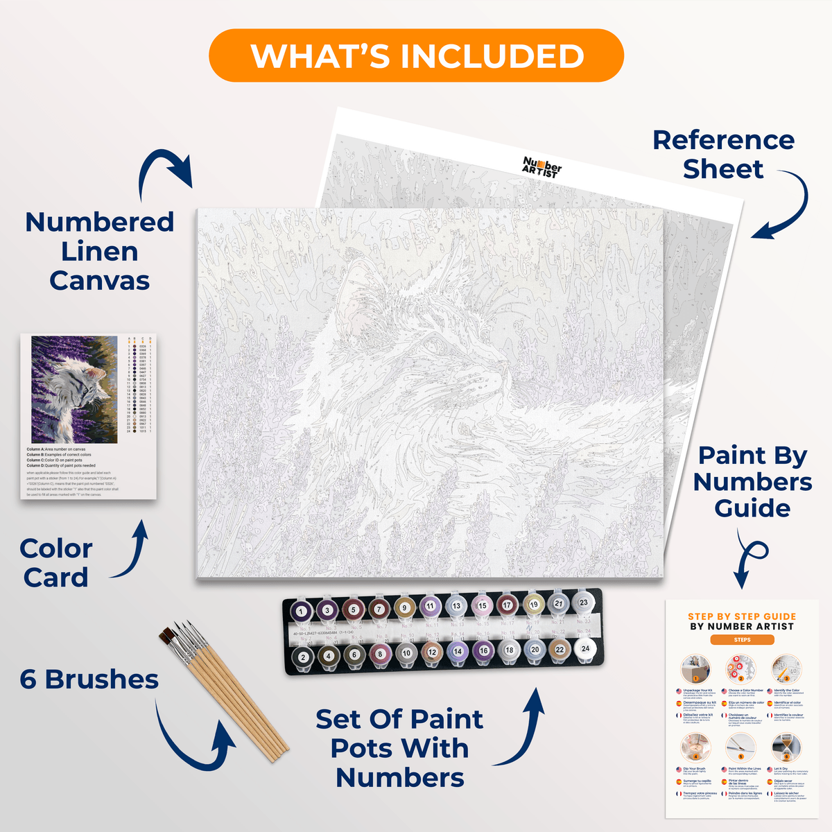 Feline Rest - Number Artist Paint by Numbers Kits