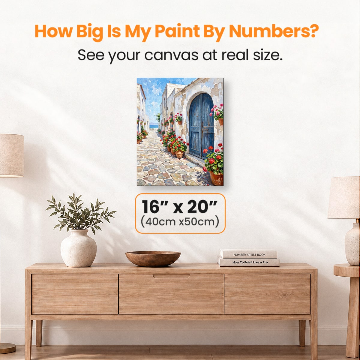 Little Blue Door - Number Artist Paint by Numbers Kits