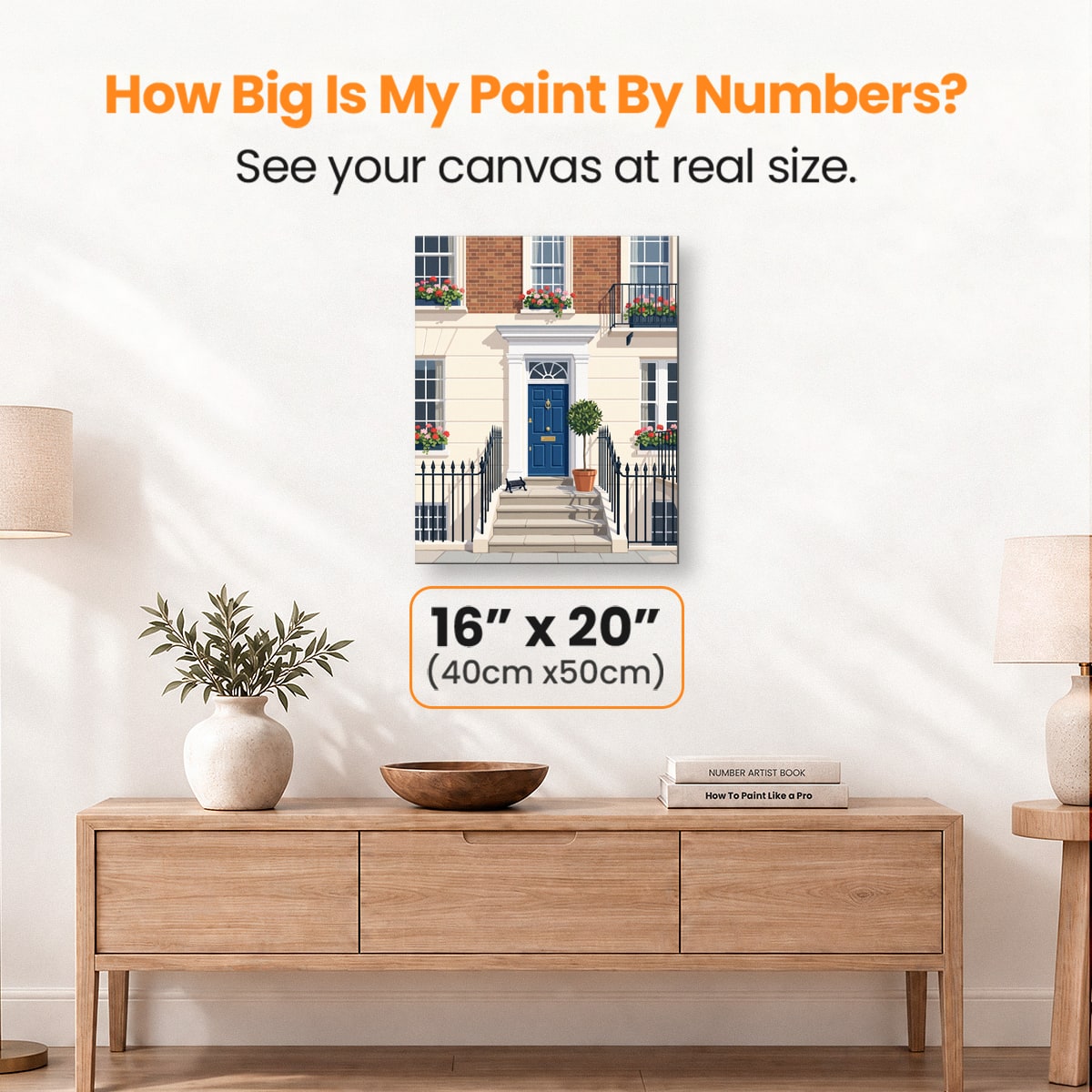 Blue Door Morning - Number Artist Paint by Numbers Kits