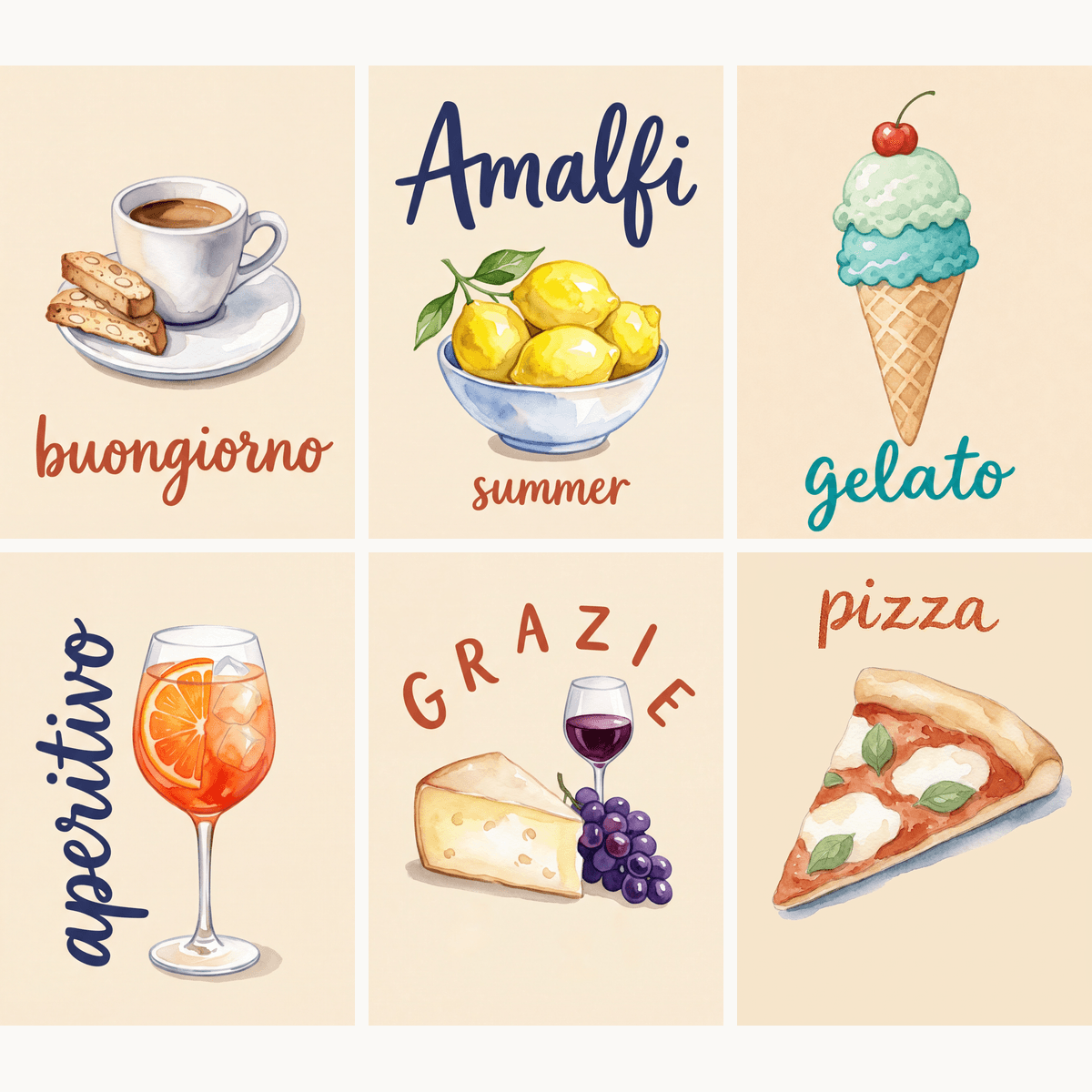 Coastal Dolce Vita - Number Artist Paint by Numbers Kits