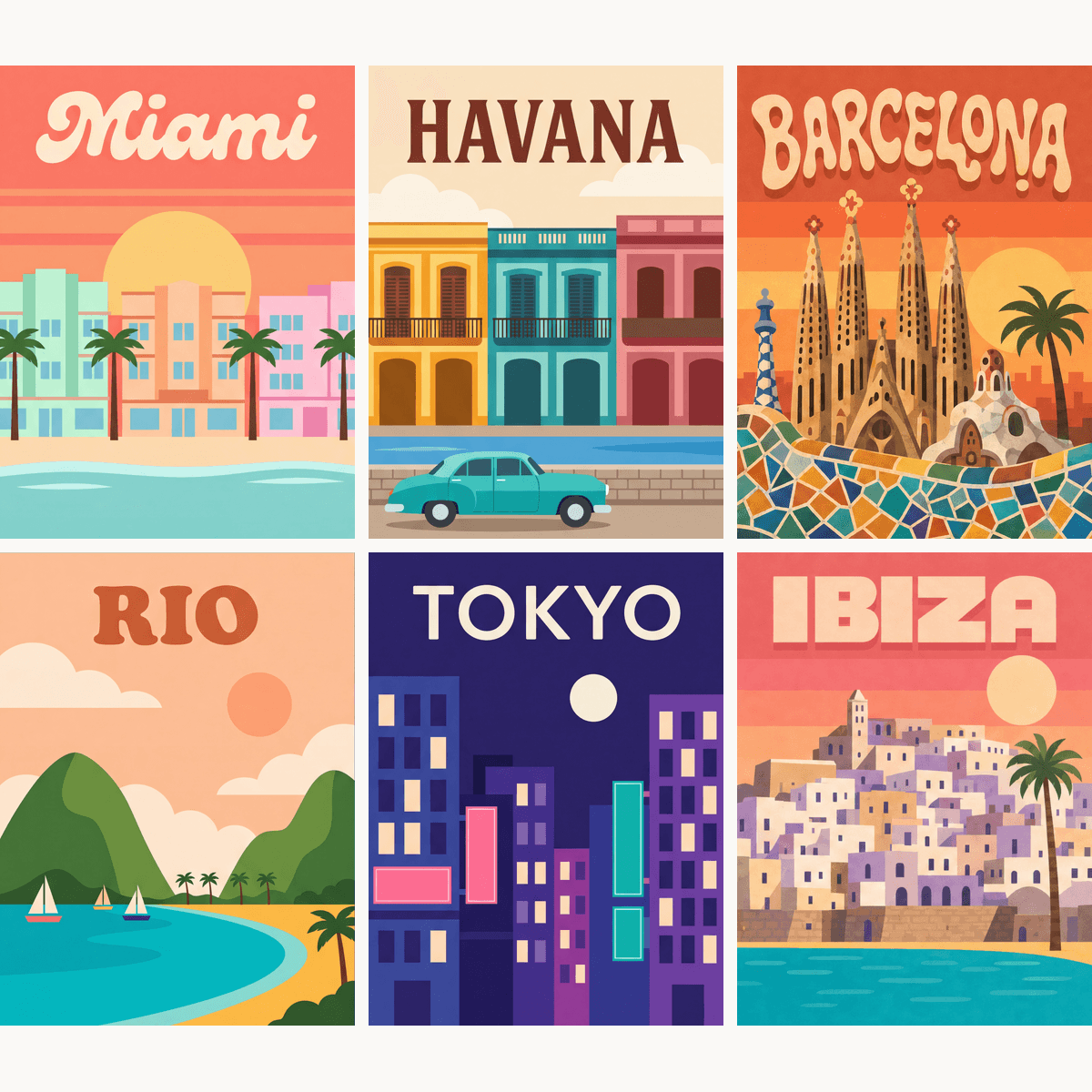 Paradise Passport - Number Artist Paint by Numbers Kits