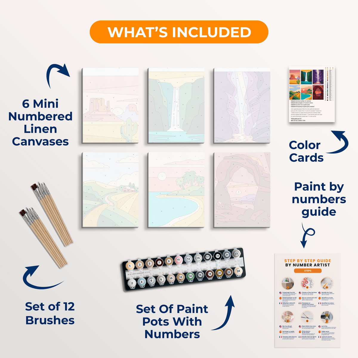 Distant Lands - Number Artist Paint by Numbers Kits