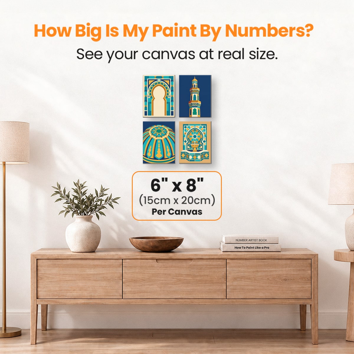 Islamic Architecture - Number Artist Paint by Numbers Kits