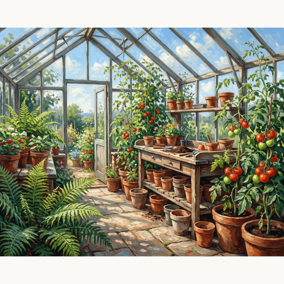 Greenhouse Bliss - Number Artist Paint by Numbers Kits
