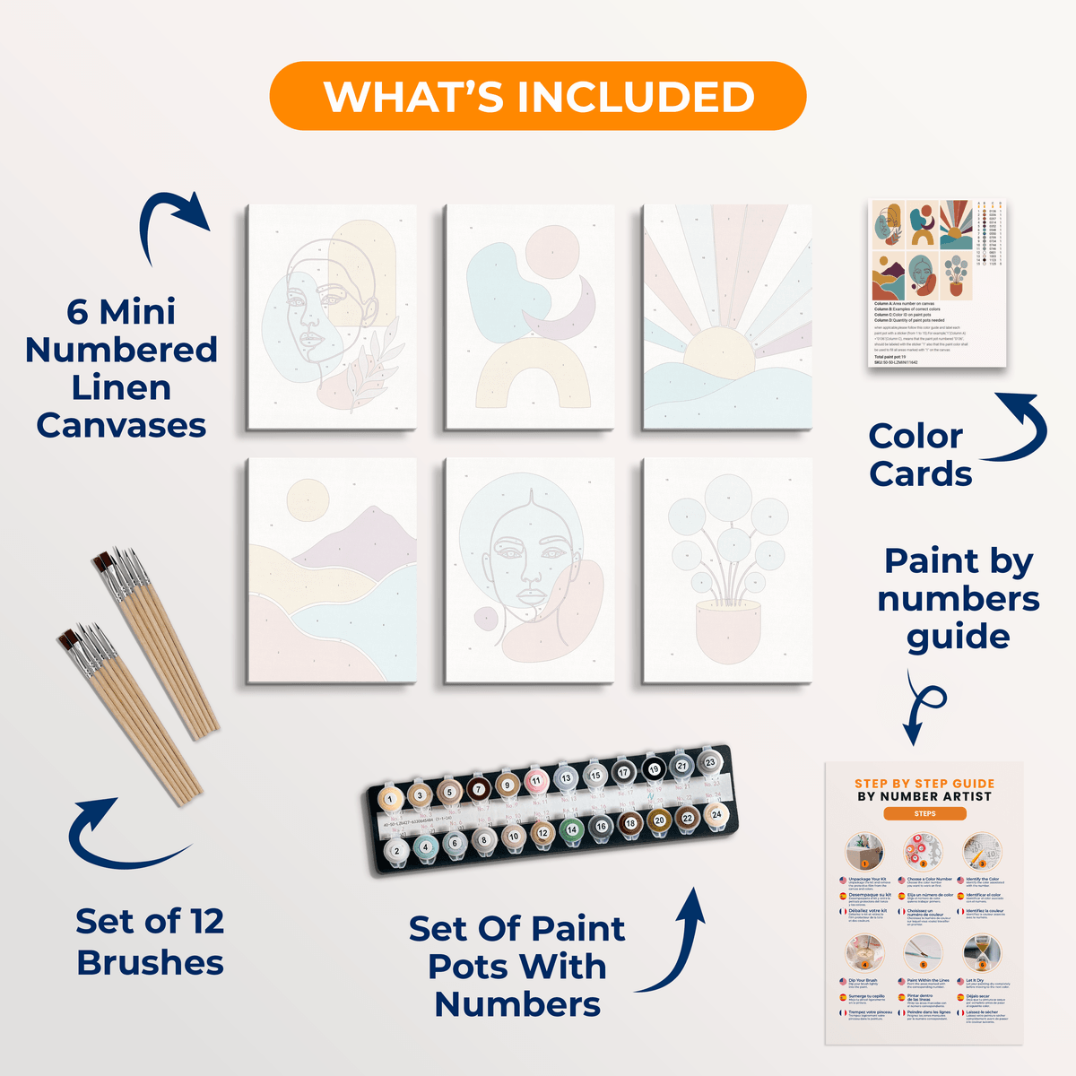 Boho Jewel Tone - Number Artist Paint by Numbers Kits