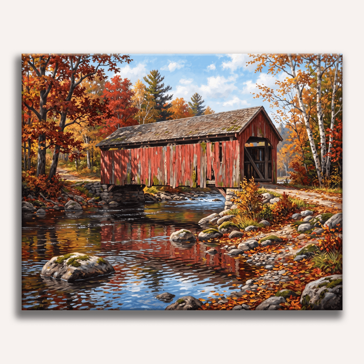 Autumn Crossing - Number Artist Paint by Numbers Kits