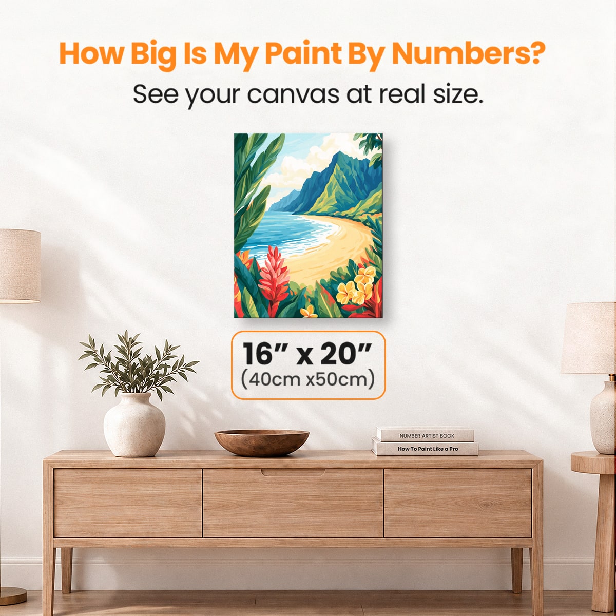 Tropical Simplicity - Number Artist Paint by Numbers Kits