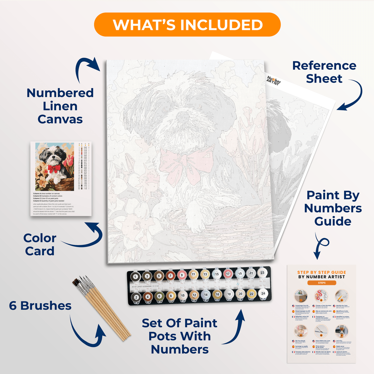 Basket Gentleman - Number Artist Paint by Numbers Kits