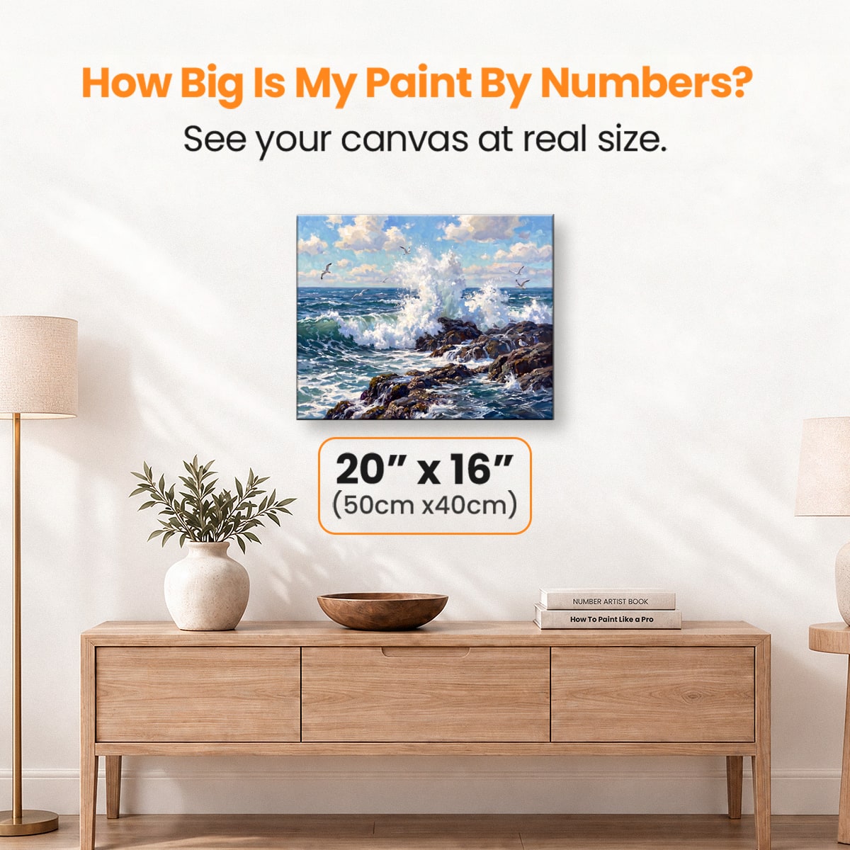 Sunny Wave - Number Artist Paint by Numbers Kits