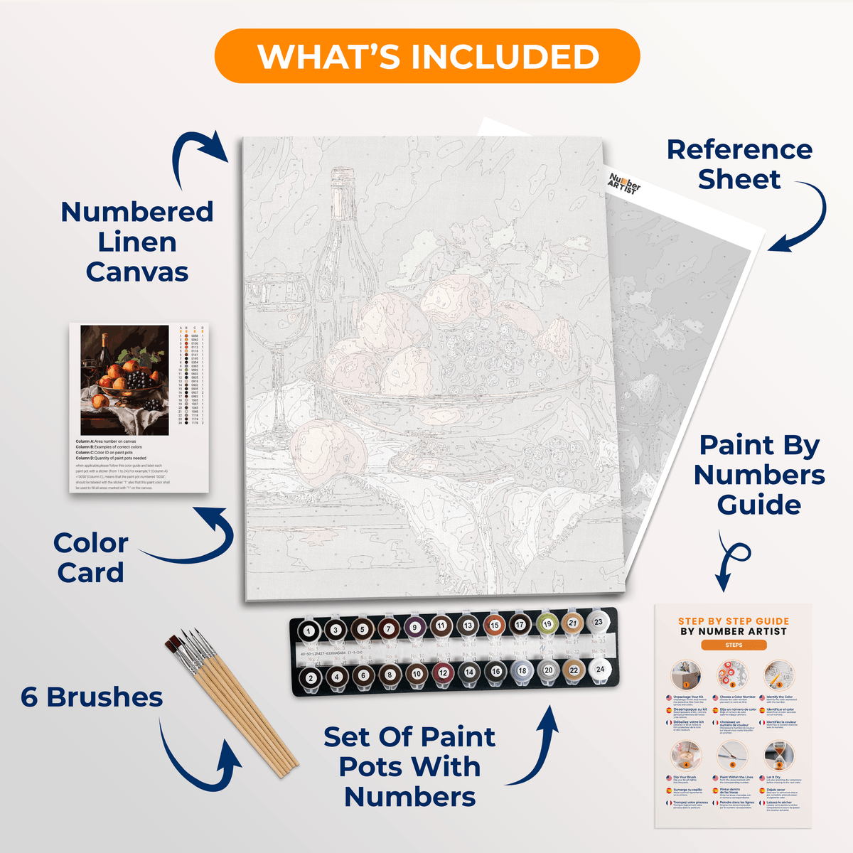 Classic Still Life - Number Artist Paint by Numbers Kits