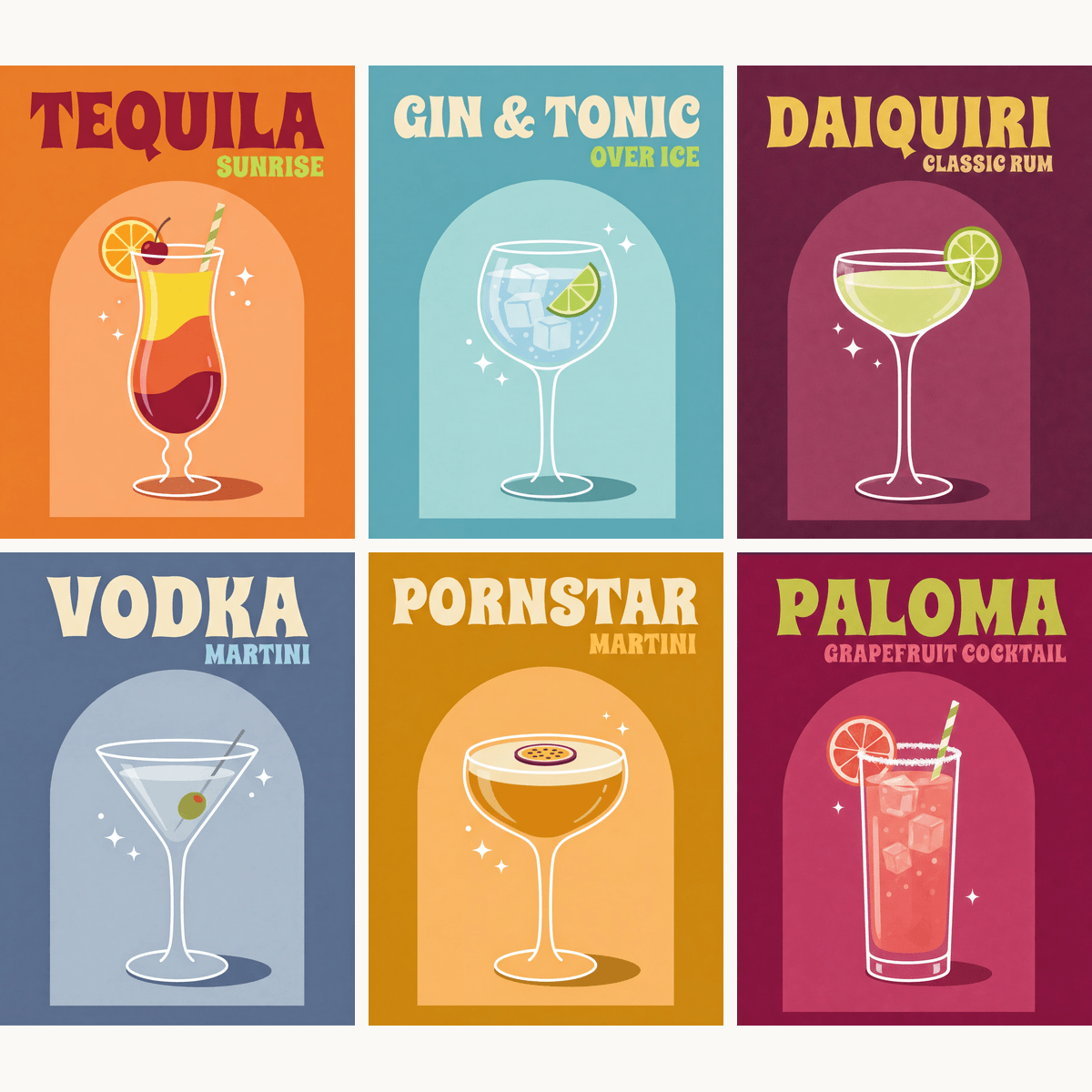 Cocktail Club Vol. 3 - Number Artist Paint by Numbers Kits
