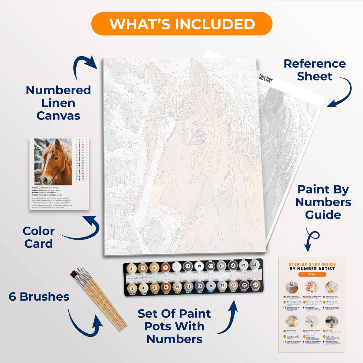 Gentle Soul - Number Artist Paint by Numbers Kits