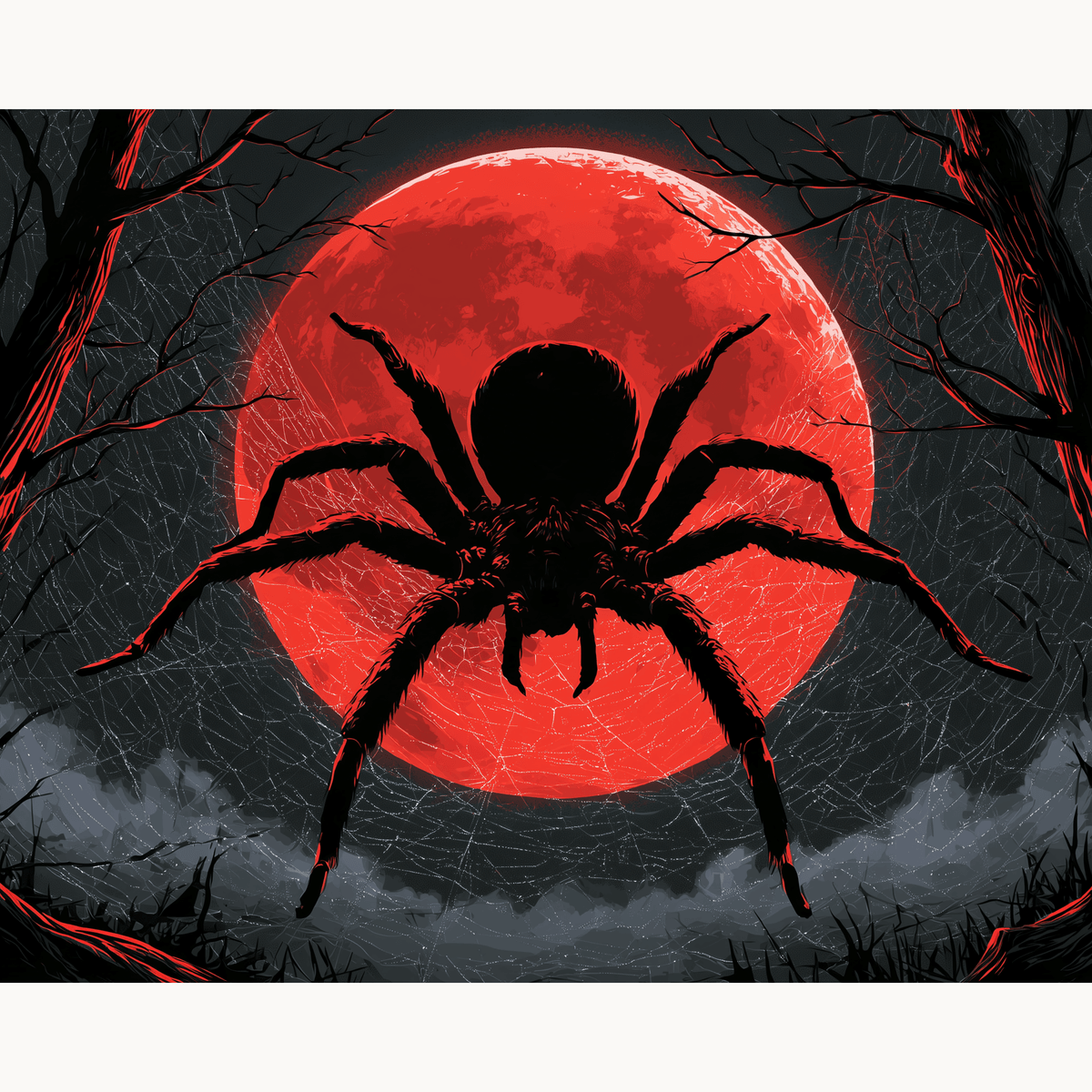 Blood Moon Arachnid - Number Artist Paint by Numbers Kits
