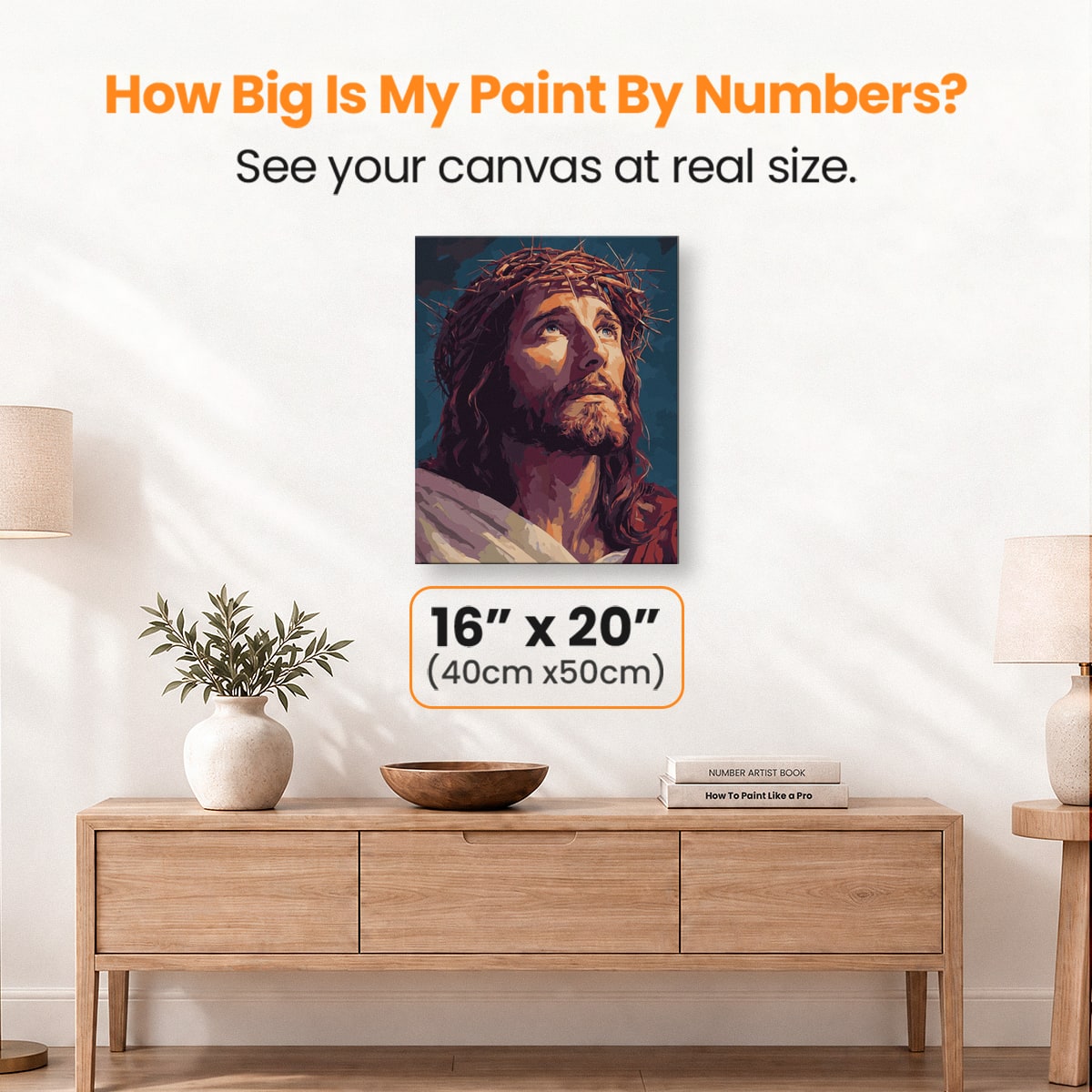 Jesus Thorns - Number Artist Paint by Numbers Kits