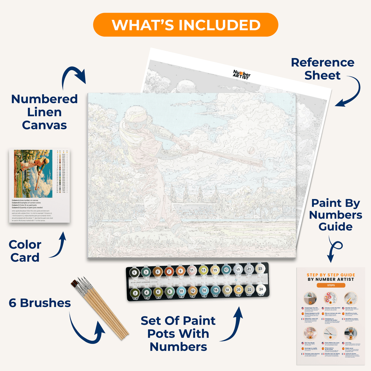 Swing Focus - Number Artist Paint by Numbers Kits