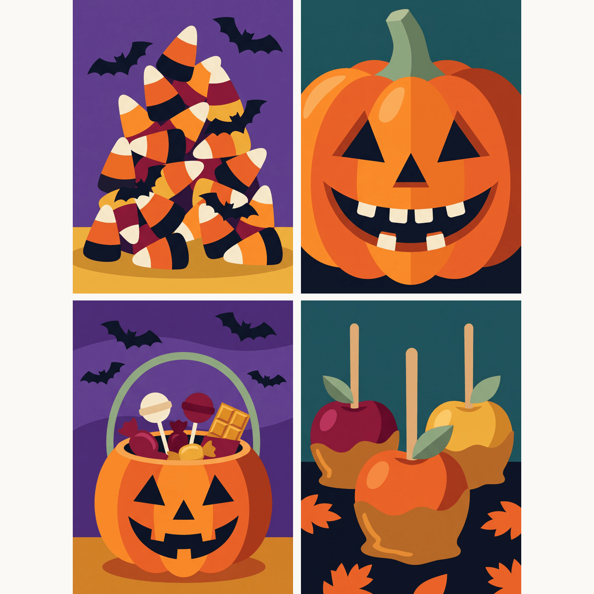Halloween Loot - Number Artist Paint by Numbers Kits