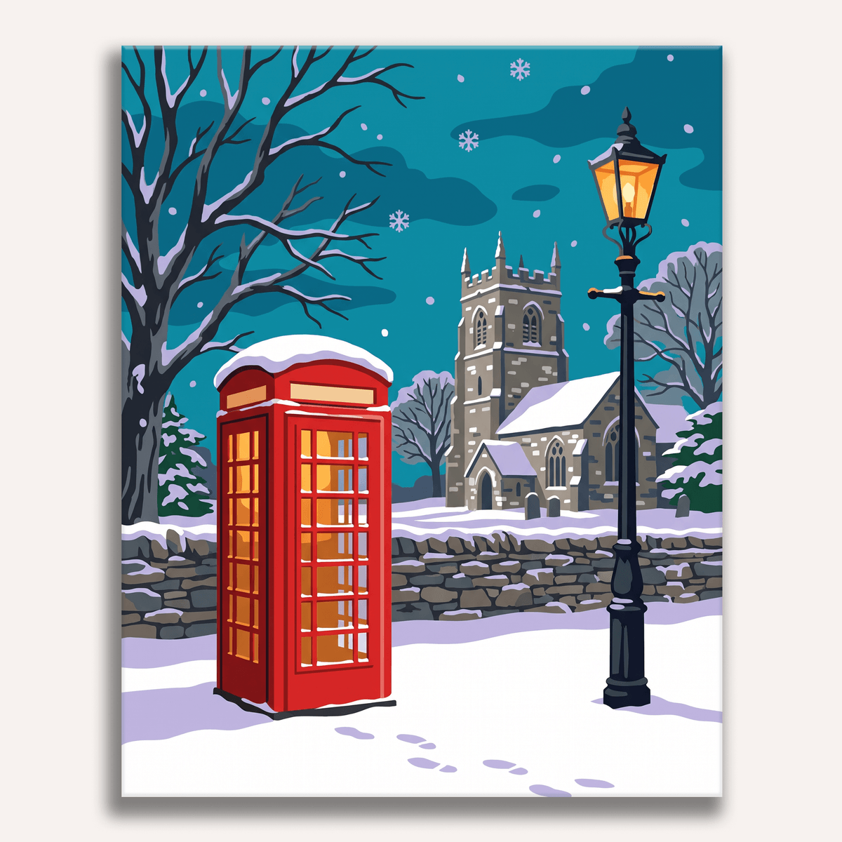 Red Box Frost - Number Artist Paint by Numbers Kits