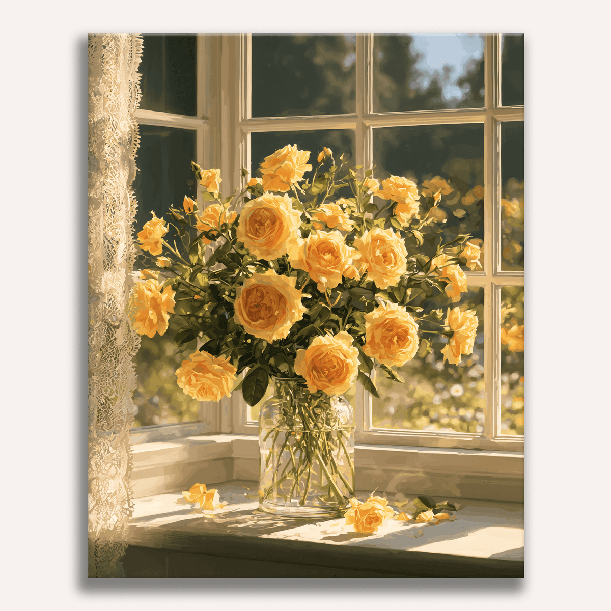 Yellow Roses - Number Artist Paint by Numbers Kits