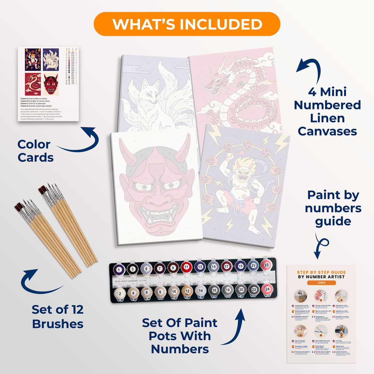 Yokai Legends - Number Artist Paint by Numbers Kits