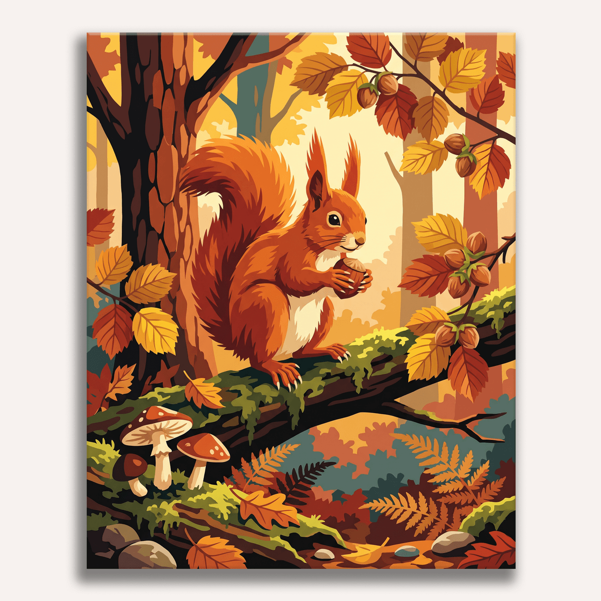 Hazelnut Treasure - Number Artist Paint by Numbers Kits
