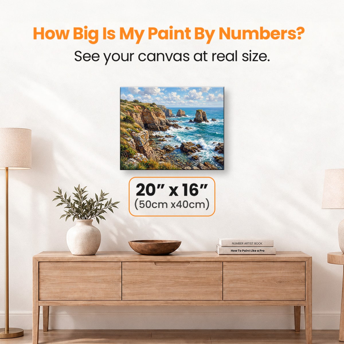 Rocky Coast - Number Artist Paint by Numbers Kits